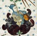 Clown with Tabour Clown with Tabour from mural Roskilde Cathedral 1464