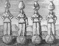 Triangular alchemical symbols for classical elements Earth, Water, Air, Fire