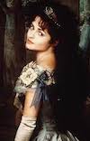 Helena Bonham Carter as Olivia Beautiful Olivia looking over her shoulder