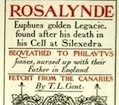 Roslynde by Thomas Lodge