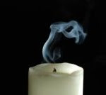 Snuffed out candle