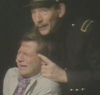 Ian McKellen as Iago; Michael Grandage as Roderigo. Iago saying, 'if we will plant nettles'