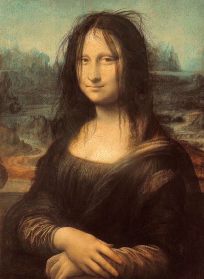 Mona Lisa with elflocks