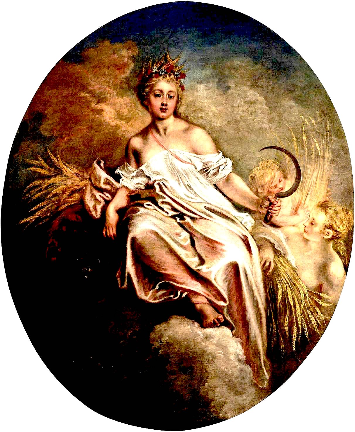 Painting of Ceres by Watteau